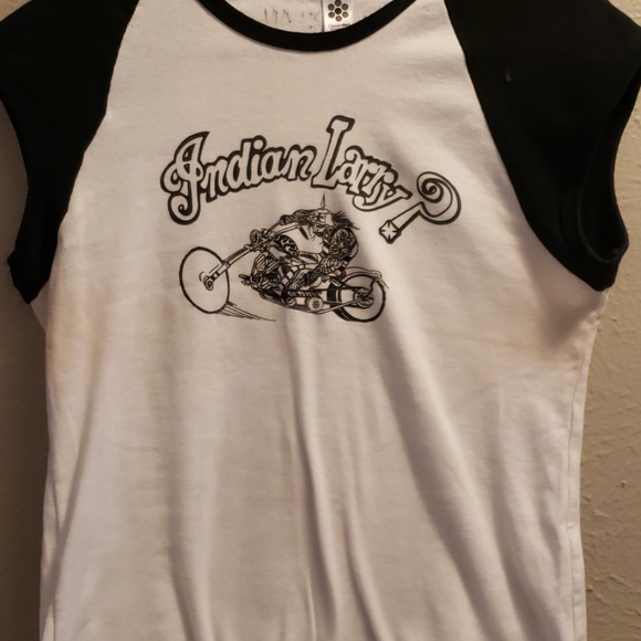Autographed Indian Larry t shirt - Picture 1 of 2